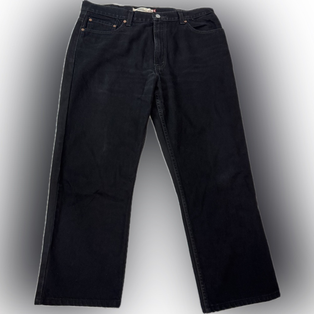 Levi’s 505 Men’s Black Jeans Size 38x30 (Inseam 28”) Regular Fit Made in Mexico